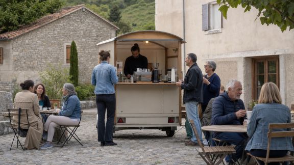 Le rôle des cafés culturels itinérants dans la dynamisation des villages